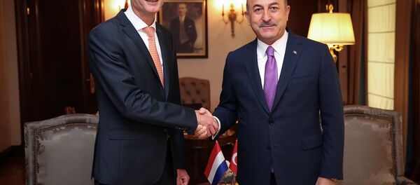 Mevlüt Çavuşoğlu - Stef Blok Mevlüt Çavuşoğlu - Stef Blok - Sputnik Türkiye