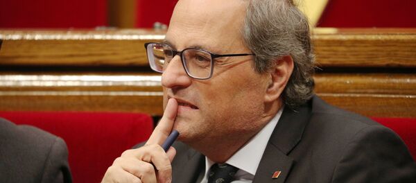 Katalonya Özerk Yönetimi Başkanı Quim Torra - Sputnik Türkiye