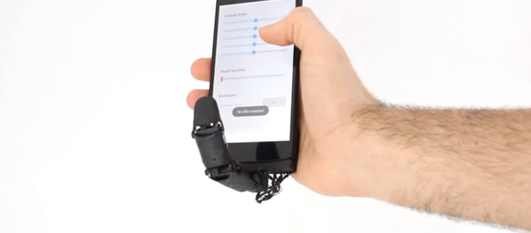 Akıllı telefonlarla uyumlu robot parmak geliştirildi - Sputnik Türkiye