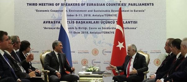 Binali Yıldırım- Vyaçeslav Volodin - Sputnik Türkiye