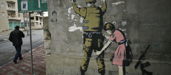 Sokak sanatçısı Banksy'nin eserleri Sokak sanatçısı Banksy'nin eserleri - Sputnik Türkiye