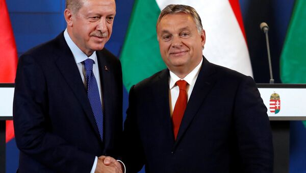 Budapeşte'de Erdoğan-Orban basın toplantısı - Sputnik Türkiye