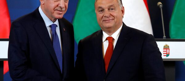 Budapeşte'de Erdoğan-Orban basın toplantısı - Sputnik Türkiye