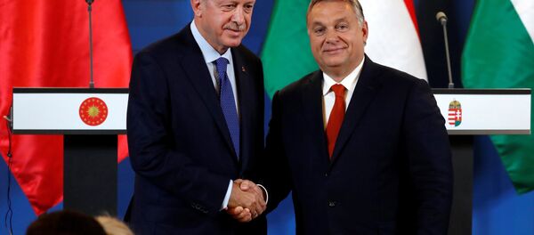 Budapeşte'de Erdoğan-Orban basın toplantısı - Sputnik Türkiye