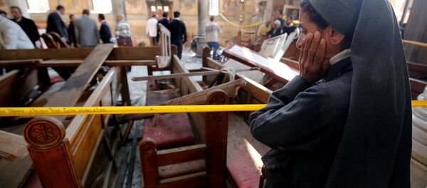 Kahire'de 2016'da Kıpti Katedrali'ne yapılan bombalı saldırı Kahire'de 2016'da Kıpti Katedrali'ne yapılan bombalı saldırı - Sputnik Türkiye