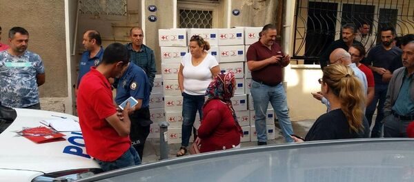 Dünya Yardım Fonu'ndan Suriyelilere gelen yardım - Sputnik Türkiye