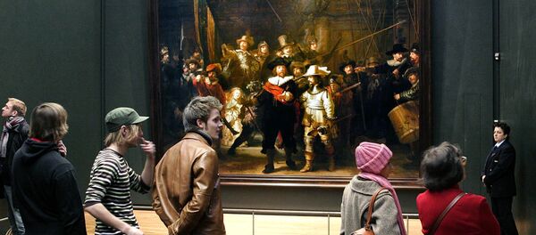 Rembrandt'ın 'Gece Devriyesi' tablosu - Sputnik Türkiye