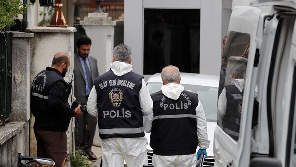 Suudi Arabistan Başkonsolosluk konutu, olay yeri inceleme ekibi - Sputnik Türkiye