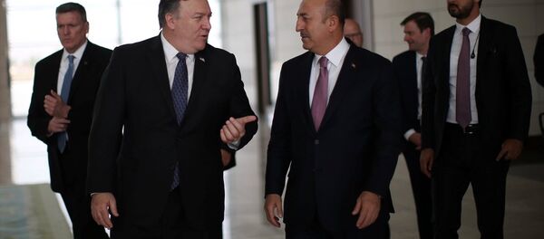 Mike Pompeo-Mevlüt Çavuşoğlu - Sputnik Türkiye