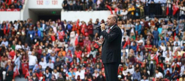 Erdoğan Diyarbakır Stadyumunu'nun açılışında Erdoğan Diyarbakır Stadyumunu'nun açılışında - Sputnik Türkiye