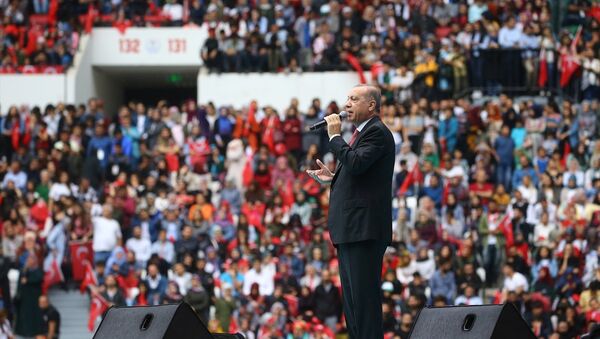 Erdoğan Diyarbakır Stadyumunu'nun açılışında - Sputnik Türkiye