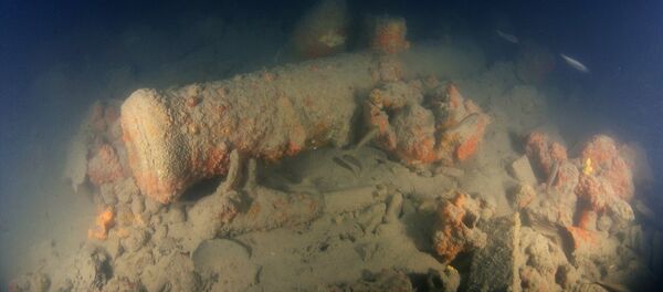 Didim açıklarından çıkarılan Rus savaş gemisi kalıntıları - Sputnik Türkiye