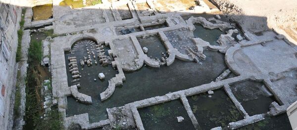 İzmir'in Konak ilçesinde bulunan Roma imparatorluk salonu - Sputnik Türkiye