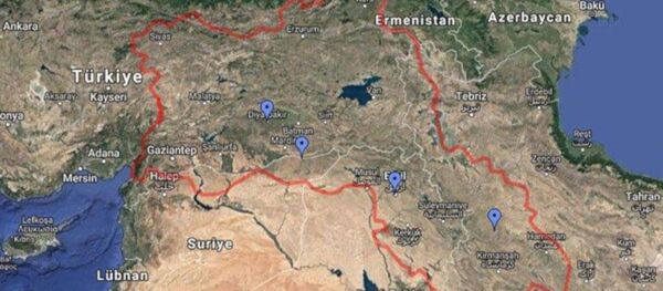 Google'daki 'Kürdistan' haritası - Sputnik Türkiye