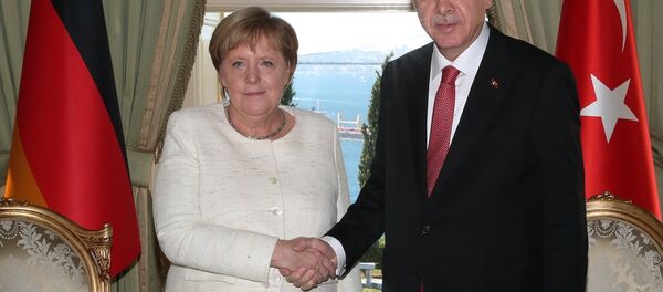 Erdoğan - Merkel Erdoğan - Merkel - Sputnik Türkiye