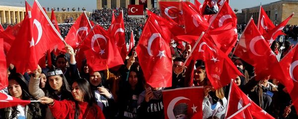 Türk bayrağı, Cumhuriyet Bayramı, 29 Ekim  - Sputnik Türkiye