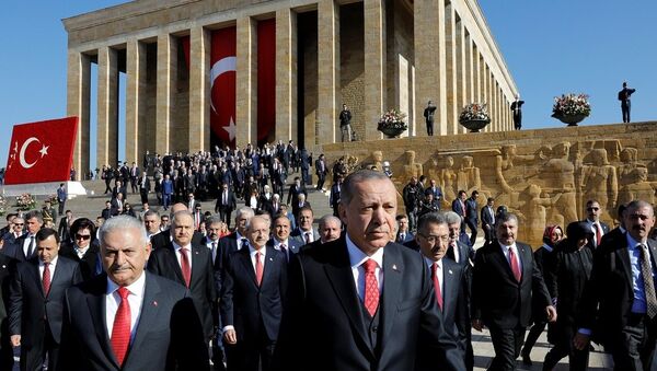 Recep Tayyip Erdoğan, Anıtkabir, 29 Ekim Cumhuriyet Bayramı - Sputnik Türkiye