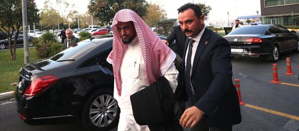 Suudi Arabistan Başsavcısı Suud El Muceb, Atatürk Havalimanı'ndan özel uçakla ülkesine döndü. - Sputnik Türkiye