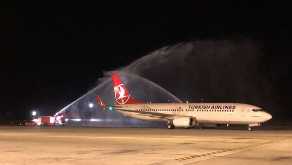 İstanbul Havalimanı'ndan ilk tarifeli yurt dışı sefer Kıbrıs'a yapıldı - Sputnik Türkiye