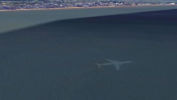Google Earth'te uçak 'batığı' keşfedildi - Sputnik Türkiye