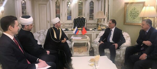 Rusya Müftüler Konseyi Başkanı Gaynutdin, Kamu Başdenetçisi Malkoç ile görüştü - Sputnik Türkiye