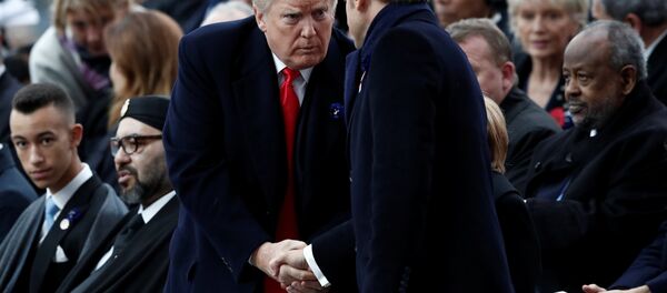 Trump-Macron - Sputnik Türkiye