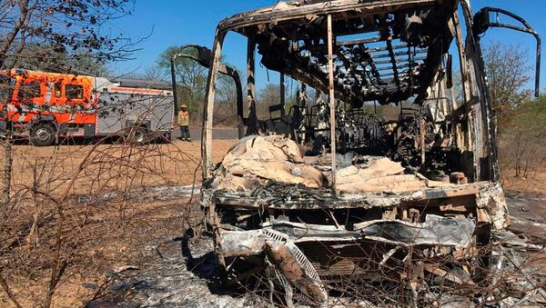 Zimbabve'de yolcu otobüsünde patlama: 42 ölü - Sputnik Türkiye