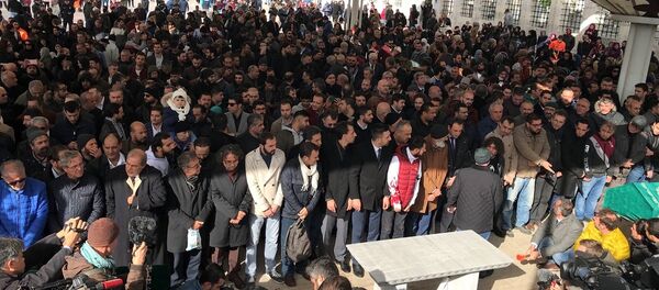 Cemal Kaşıkçı için gıyabi cenaze namazı kılındı - Sputnik Türkiye