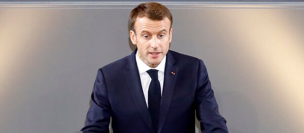 Fransa Cumhurbaşkanı Emmanuel Macron, Almanya Federal Meclisi'nde konuştu Fransa Cumhurbaşkanı Emmanuel Macron, Almanya Federal Meclisi'nde konuştu - Sputnik Türkiye