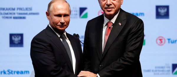 Rusya lideri Vladimir Putin- Cumhurbaşkanı Recep Tayyip Erdoğan - Sputnik Türkiye