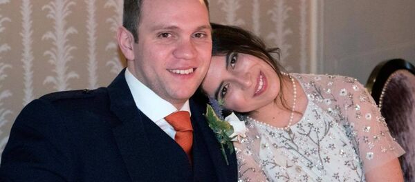 Hapis cezası verilen Matthew Hedges ve eşi Daniela Tejada - Sputnik Türkiye