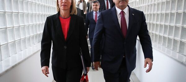 Mevlüt Çavuşoğlu - Federica Mogherini - Sputnik Türkiye