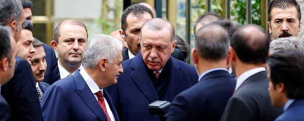 Recep Tayyip Erdoğan - Binali Yıldırım - Sputnik Türkiye
