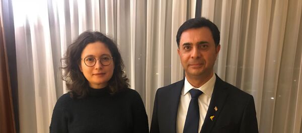 Kuzey Kıbrıs Ekonomi ve Enerji Bakanı Özdil Nami, İstanbul’da Sputnik muhabiri Elif Sudagezer'in sorularını yanıtladı. - Sputnik Türkiye