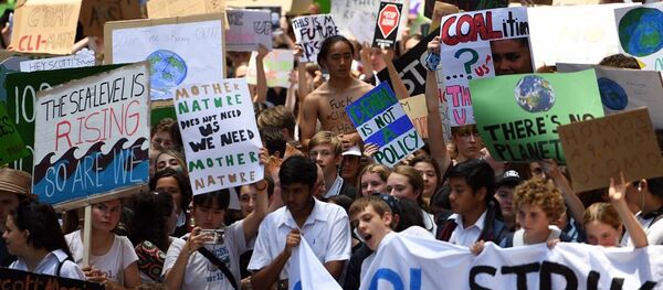 Avustralya'da iklim değişikliği eylemi - Sputnik Türkiye