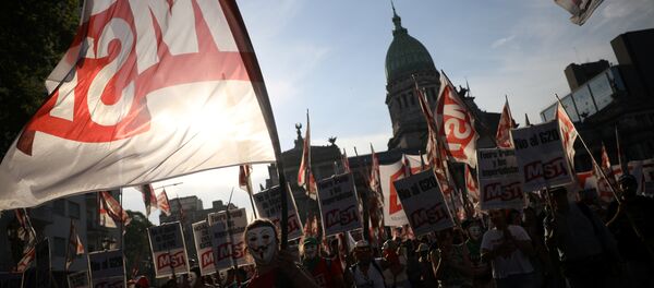 Arjantin'da G20 protestoları - Sputnik Türkiye