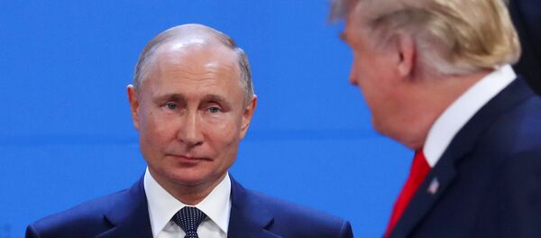 Rusya Devlet Başkanı Vladimir Putin- ABD Başkanı Donald Trump - Sputnik Türkiye