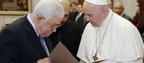 Filistin Devlet Başkanı Abbas ve Papa Orta Doğu'yu konuştu - Sputnik Türkiye