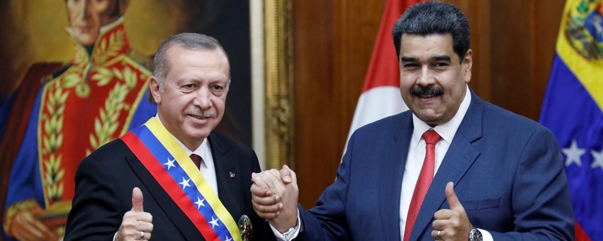 Cumhurbaşkanı Recep Tayyip Erdoğan ve Venezüella Devlet Başkanı Nicolas Maduro - Sputnik Türkiye, 1920, 25.01.2023