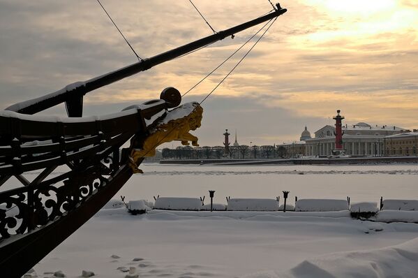 St. Petersburg'un kış manzaraları - Sputnik Türkiye