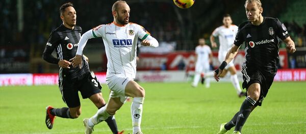 Spor Toto Süper Lig'in 15. haftasında, Alanyaspor-Beşiktaş arasında oynanan maç - Sputnik Türkiye