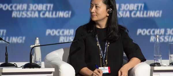 Huawei's Executive Board Director Meng Wanzhou attends the VTB Capital Investment Forum Russia Calling! in Moscow - Sputnik Türkiye