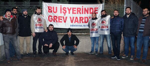 İZBAN grev - Sputnik Türkiye