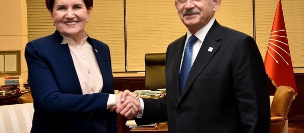 İYİ Parti Genel Başkanı Meral Akşener-CHP Genel Başkanı Kemal Kılıçdaroğlu İYİ Parti Genel Başkanı Meral Akşener-CHP Genel Başkanı Kemal Kılıçdaroğlu - Sputnik Türkiye