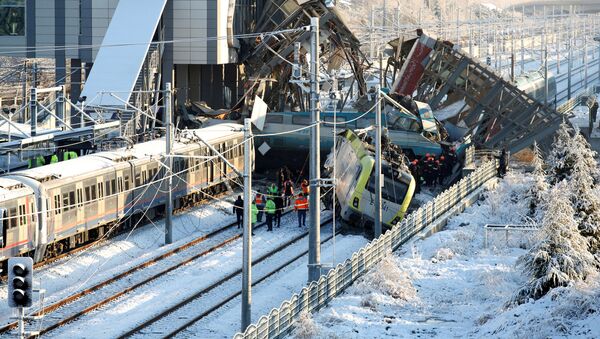 Ankara'da tren kazası - Sputnik Türkiye