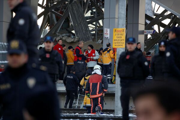 Ankara'da tren kazası - Sputnik Türkiye