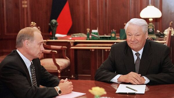 Putin ve Yeltsin - Sputnik Türkiye