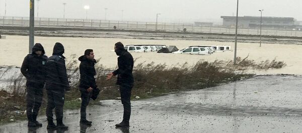 İstanbul Havalimanı, şiddetli yağış İstanbul Havalimanı, şiddetli yağış - Sputnik Türkiye