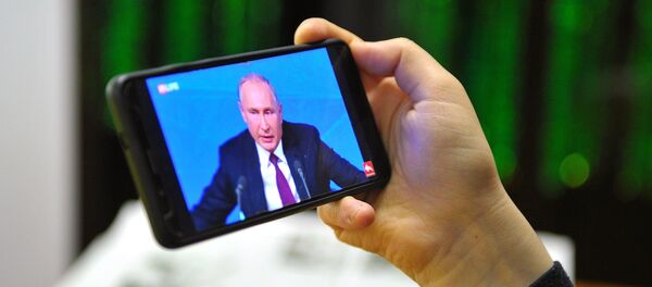 Rusya Devlet Başkanı Vladimir Putin'in basın toplantısı - Sputnik Türkiye