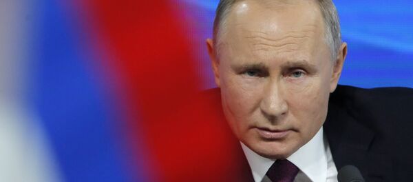 Rusya Devlet Başkanı Vladimir Putin'in basın toplantısı - Sputnik Türkiye